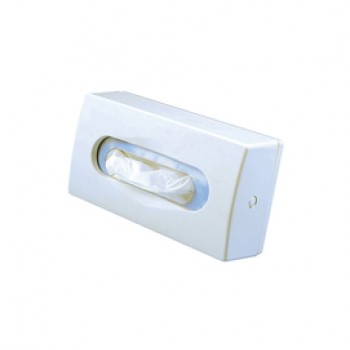 Dispenser per veline di carta - da muro - 27x7x14 cm - bianco - Mar Plast