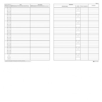 Registro antiriciclaggio per professionisti - 31 x 24cm - 46 fogli - Edipro