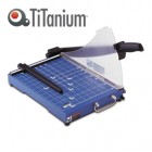Taglierina a leva 3023 - con blocca lama - 38,5 x 40,5 x 41 cm - 310 mm (A4) - 20 fogli - blu - Titanium