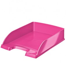 Vaschetta portacorrispondenza WOW - 25,5 x 35,7 x 7 cm - fucsia metallizzato - Leitz