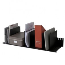 Portariviste - 10 separatori mobili - 80,2 x 27,5 x 21 cm - nero - Paperflow Portariviste - 10 separatori mobili - 80,2 x 27,5 x 21 cm - nero - Paperflow