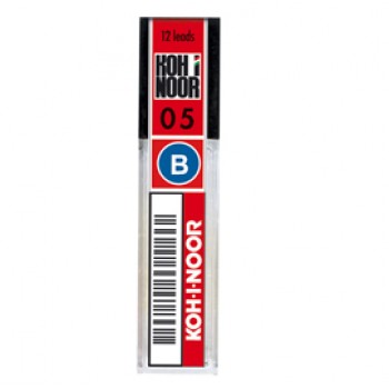 Micromine - mina 0,5mm - gradazione B - Koh.I.Noor - astuccio 12 mine