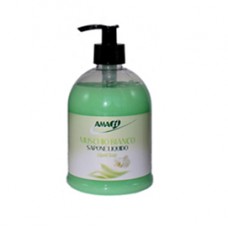 Sapone liquido - muschio bianco - Amati - dispenser da 500 ml Sapone liquido - muschio bianco - Amati - dispenser da 500 ml
