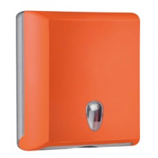 Dispenser asciugamani piegati Soft Touch - 29x10,5x30,5 cm - arancio - Mar Plast