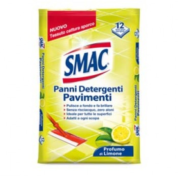 Panni Smac System pavimenti e multiuso - limone - Smac - conf. 12 pezzi