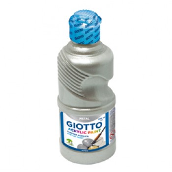 Tempera pronta acrilica - 250ml - argento - Giotto