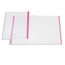 Coprilibro - 50x30cm - PVC - goffrato neutro - trasparente - con biadesivo - Sei Rota