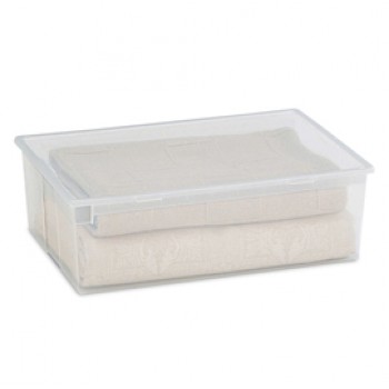 Contenitore multiuso Light Box XL - 57,8x39,6x18,5 cm - 36 L - plastica - trasparente - Terry