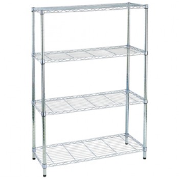 Libreria Archimede Light - 4 ripiani - acciaio cromato - 36 x 90 x 137 cm - Serena Group Libreria Archimede Light - 4 ripiani - acciaio cromato - 36 x 90 x 137 cm - Serena Group