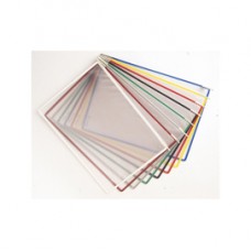 Tasche di ricambio - per leggio T Technic - A4 - colori assortiti - Djois - conf. 10 pezzi