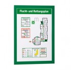 Cornice magnetica Duraframe - A4 - 21 x 29,7 cm - verde - Durable