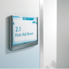 Targa per porte/pareti Click Sign - 21 x 14,9 cm (A5) - Durable Targa per porte/pareti Click Sign - 21 x 14,9 cm (A5) - Durable