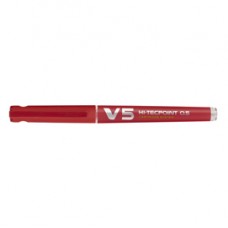 Roller Hi-Tecpoint V5 ricaricabile Begreen con cappuccio - punta 0,50mm - rosso - Pilot