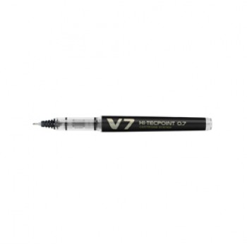 Roller Hi Tecpoint V7 ricaricabile Begreen con cappuccio  - punta 0,70mm - nero - Pilot