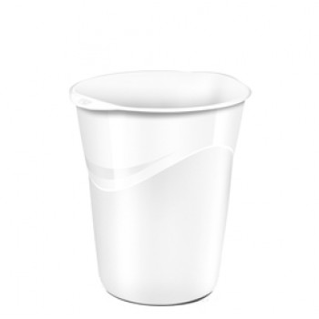 Cestino Gloss - altezza 33,4 cm - diametro 30,5 cm - 14 L - bianco artico - CEP