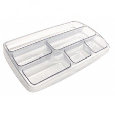 Vaschetta portacancelleria - 25,3x3,4x15,7 cm - trasparente neutro - Arda Vaschetta portacancelleria - 25,3x3,4x15,7 cm - trasparente neutro - Arda