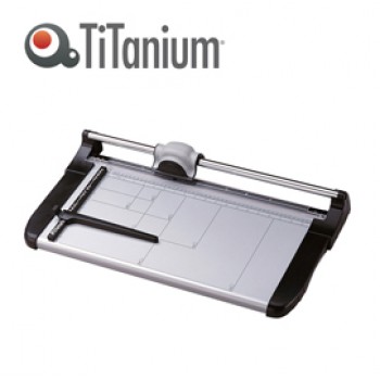 Taglierina a lama rotante 3919 - 31,5 x 65,6 cm - 480 mm (A3) - 15 fogli - grigio/nero - Titanium