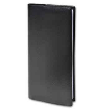 Agenda settimanale Planital 2027 - c/spirale - copertina Impala - 8,8 x 17 cm - nero - Quo Vadis