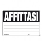 Cartello Affittasi - 24 x 33cm - colori assortiti - Edipro