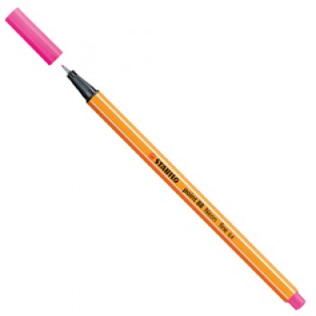 Fineliner Point 88 - tratto 0,4 mm - rosa neon 056 - Stabilo