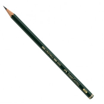 Matita in grafite Castell 9000 - gradazione 2H - esagonale - Faber-Castell