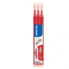 Refill sfera a scatto Frixionball Clicker - punta 0,5mm  - rosso - Pilot - conf. 3 pezzi