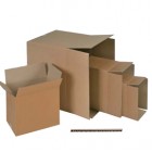 Scatola per imballo - onda singola - 35,7 x 25,5 x 27,3 cm - cartone - avana