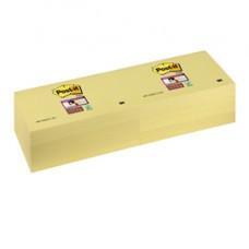 Blocco foglietti Super Sticky - 655-12SS-CY - 76 x 127 mm - giallo Canary - 90 fogli - Post-it