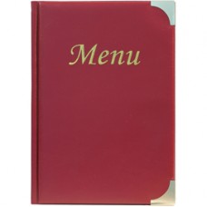Portamenù Basic - A5 - 23,7 x 17 cm - PVC - bordeaux - 4+2 buste fisse incluse - Securit Portamenù Basic - A5 - 23,7 x 17 cm - PVC - bordeaux - 4+2 buste fisse incluse - Securit