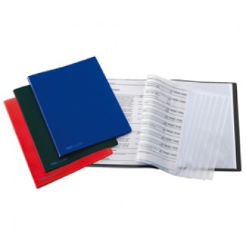 Portalistini Sviluppo - liscio - PPL - 22x30 cm - 30 buste - blu - Favorit
