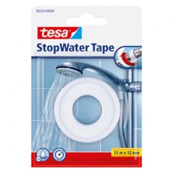 Nastro StopWater per riparazioni - Teflon - 1,2 cm x 12 m - bianco - Tesa