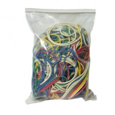 Elastici - misure e colori assortiti - 1 kg - gomma - Markin - conf. 10 sacchetti (100 gr cad) Elastici - misure e colori assortiti - 1 kg - gomma - Markin - conf. 10 sacchetti (100 gr cad)