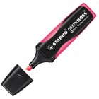 Evidenziatore Green Boss - punta a scalpello - tratto 2 - 5 mm - rosa 56 - 83% plastica riciclata - Stabilo