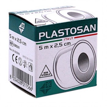 Cerotto - 2,5 cm - TNT - ipoallergenico - PVS - rotolo da 5 mt