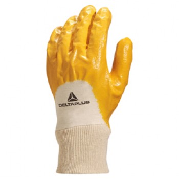 Guanti da lavoro pesante NI015 - nitrile leggero - taglia 09 - giallo - Deltaplus