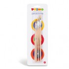 Pennelli e portapennelli - piatti - Primo - blister 5 pezzi