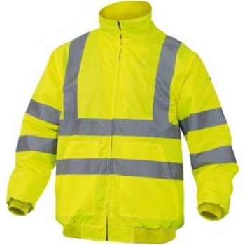 Giubbotto alta visibilità Reno HV - poliestere/poliuretano - taglia XL - giallo fluo - Deltaplus