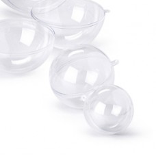 Sfera apribile in polistirene - trasparente - ø140mm - Ri.plast Sfera apribile in polistirene - trasparente - ø140mm - Ri.plast
