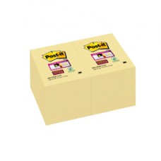 Blocco foglietti Super Sticky - 656-12SS-CY-EU - 47,6 x 76 mm - giallo Canary - 90 fogli - Post-it