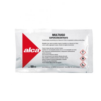 Sgrassatore Superconcentrato Linea Monodose - superprofumato - Alca - bustina da 50 ml