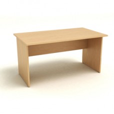 Scrivania Easy - lineare - 140 x 80 x 72 cm - faggio