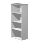 Mobile Easy - alto a giorno - 80 x 35 x 180 cm - grigio