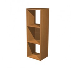 Libreria casellario Rainbow - 3 caselle - 35,9 x 29,2 x 103,9 cm - noce chiaro