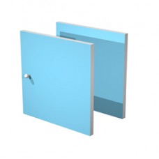 Coppia ante Rainbow - 32,2x32,1 cm - per libreria - azzurro Coppia ante Rainbow - 32,2x32,1 cm - per libreria - azzurro