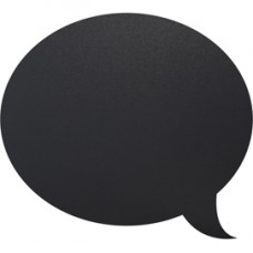 Lavagna da parete Silhouette - 47 x 27,3 cm - forma fumetto - nero - Securit Lavagna da parete Silhouette - 47 x 27,3 cm - forma fumetto - nero - Securit