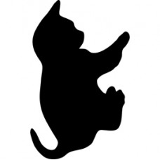 Lavagna da parete Silhouette - 45,5 x 29 cm - forma gatto - nero - Securit Lavagna da parete Silhouette - 45,5 x 29 cm - forma gatto - nero - Securit
