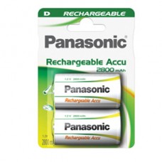 Torcia D ready to use - ricaricabili - Panasonic - blister 2 pezzi Torcia D ready to use - ricaricabili - Panasonic - blister 2 pezzi