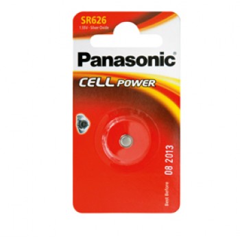 Micropila SR626 - a pastiglia - ossido argento - Panasonic - blister 1 pezzo