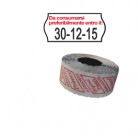 10 rotoli Rotolo da 1000 etichette a onda per Printex Smart 8/2612 - DA CONSUMARSI… - 26x12 mm - adesivo permanente - bianco -  Printex- pack