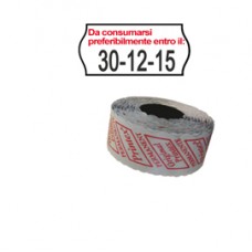 10 rotoli Rotolo da 1000 etichette a onda per Printex Smart 8/2612 - DA CONSUMARSI… - 26x12 mm - adesivo permanente - bianco - Printex- pack 10 rotoli Rotolo da 1000 etichette a onda per Printex Smart 8/2612 - DA CONSUMARSI… - 26x12 mm - adesivo permanente - bianco - Printex- pack